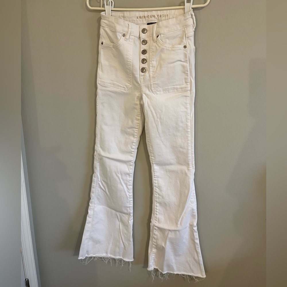 American Eagle Super High Rise Flare Jeans